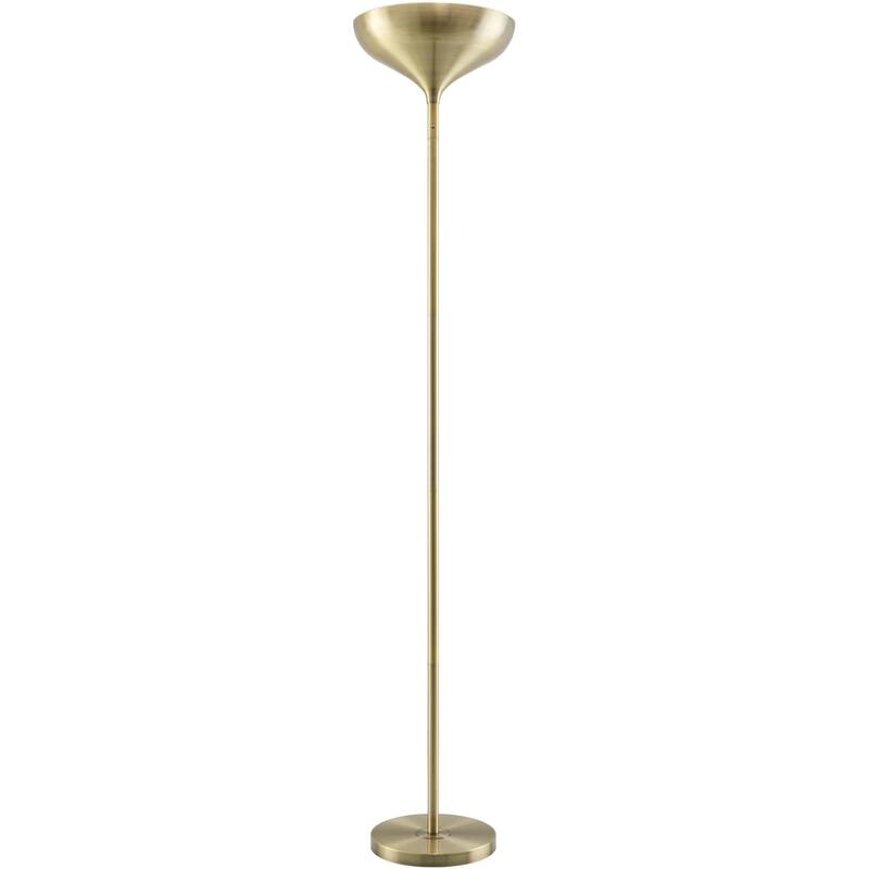 Livabliss Luhu Modern Accent Table Lamp - 71"H x 11"W x 11"D - Brass
