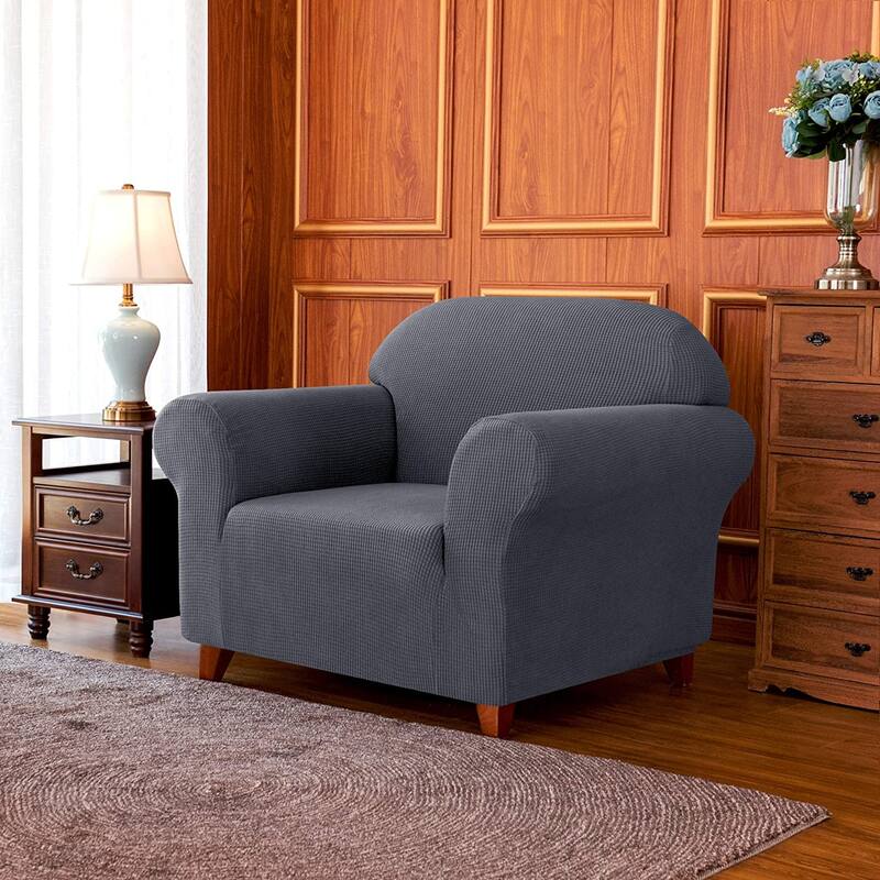 Subrtex 1-Piece Sofa Cover Stretch Soft Couch Loveseat Slipcover