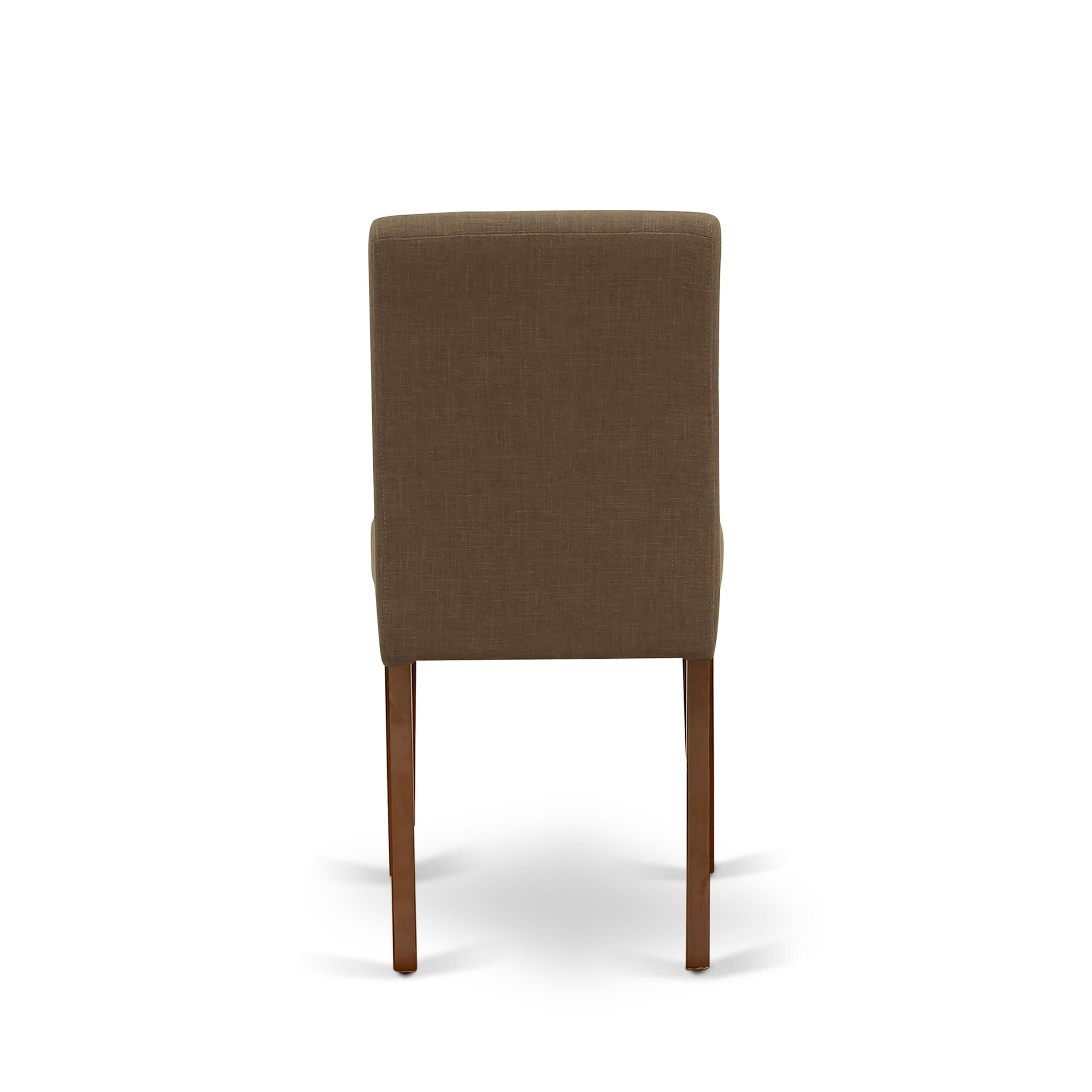 East West Furniture 3 Piece Set a Round Dining Table and 2