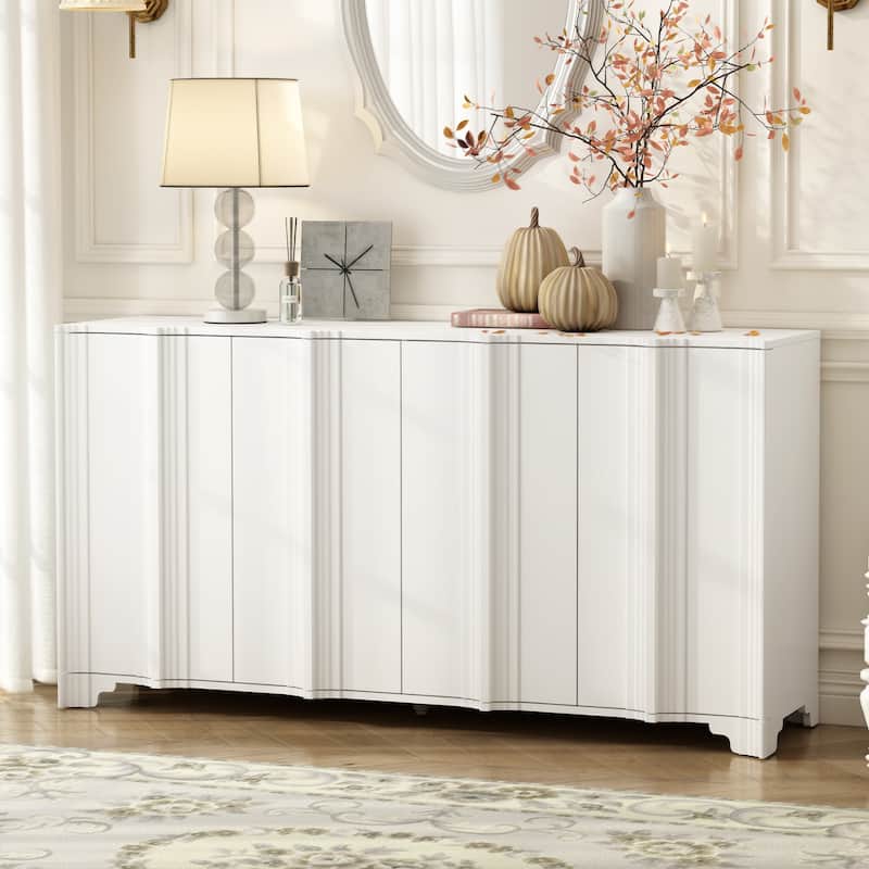 4-Door Sideboard with adjustable shelves