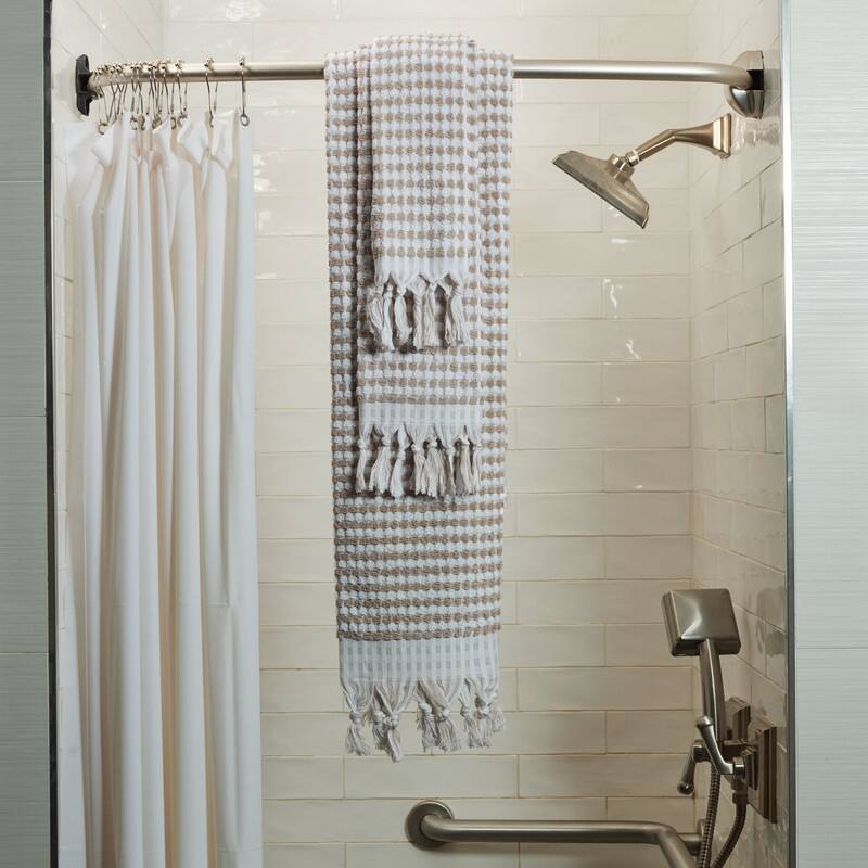 Santorini 6-Piece Cotton Bath Towel Set Natural