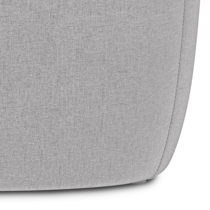 WYNDENHALL Brea 18 inch Wide Contemporary Irregular Ottoman Bench