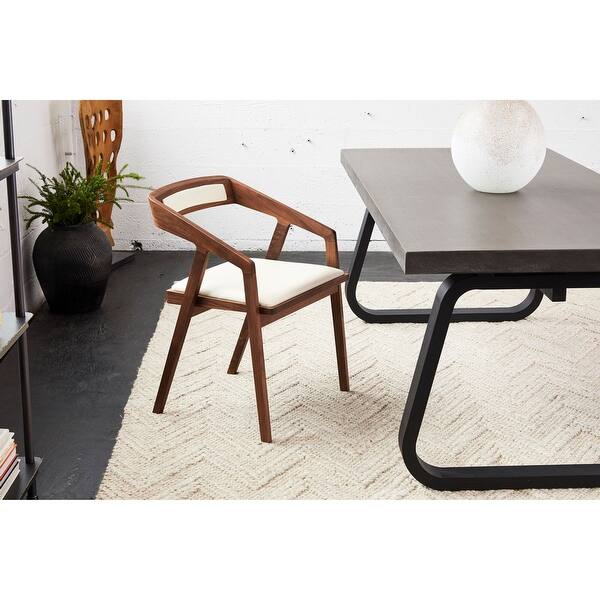 Shop Aurelle Home Pio Modern Solid Wood Arm Chair On Sale Overstock 9807594