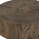 preview thumbnail 3 of 2, Uttermost Tree Trails Oak Accent Table - 22"H x 12.5"W x 12.5"D