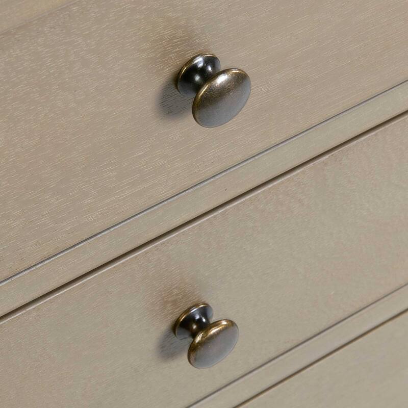 East at Main Painted Acacia Wood 3-Drawer Nightstand