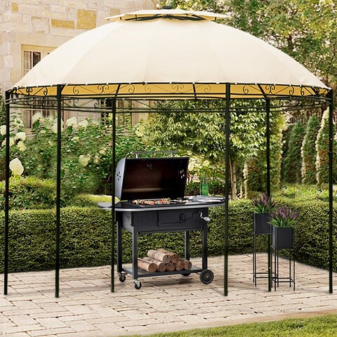 Outdoor Patio 10*11 ft Barbecue Grill Gazebo Canopy Shelter Tent