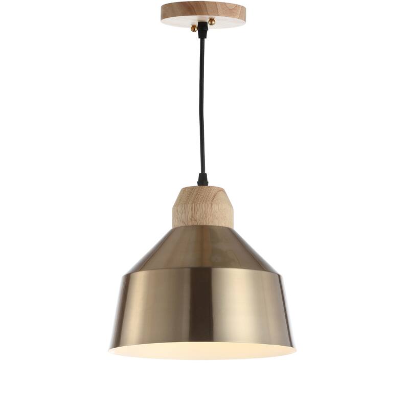 SAFAVIEH Lighting Snowflake Adjustable 1-Light Led Nickle Pendant - 10.25"x10.25"x11.3-83.3" - 10Wx10Dx83H