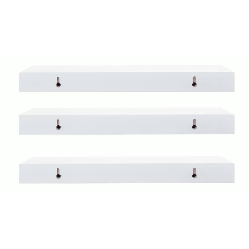 kieragrace KG Maine Wall Shelf - Set of 3 - White - 16"