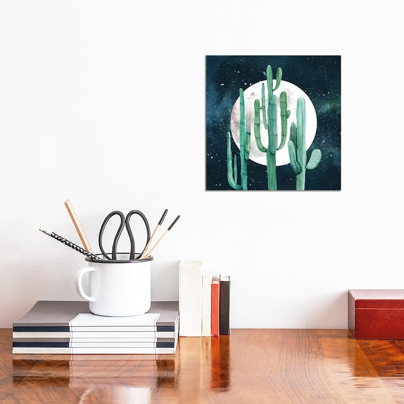 iCanvas "Southwestern Green Cactus Trio I" by Nature Magick Canvas Print - 12x12x1.5