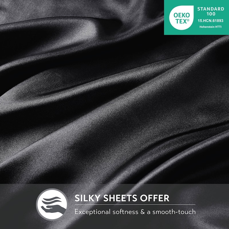 Madison Park Essentials Satin Luxury 6 PC Sheet Set
