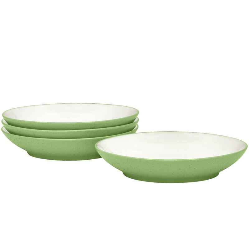 Noritake Colorwave Set Of 4 Coupe Pasta Bowls, 9-1/4", 35 Oz. - Apple