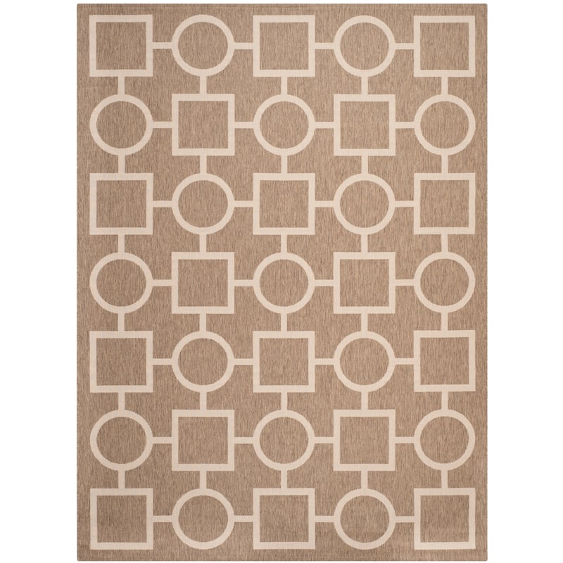 SAFAVIEH Courtyard Sharlene Indoor/ Outdoor Waterproof Patio Backyard Rug