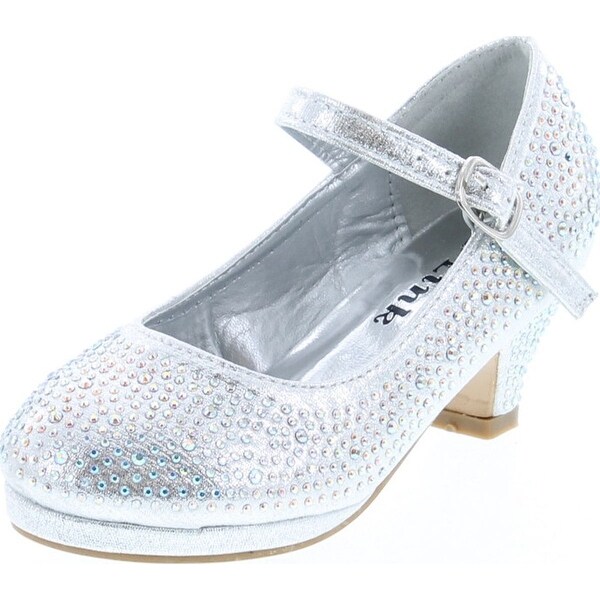 kids silver dress shoes