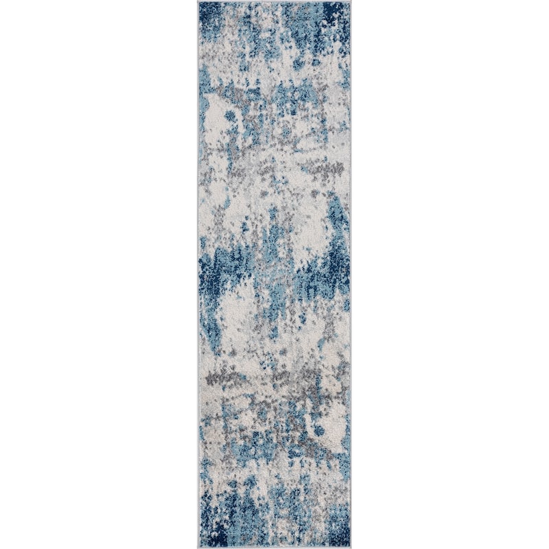 Gematria Industrial Abstract Indoor Area Rug