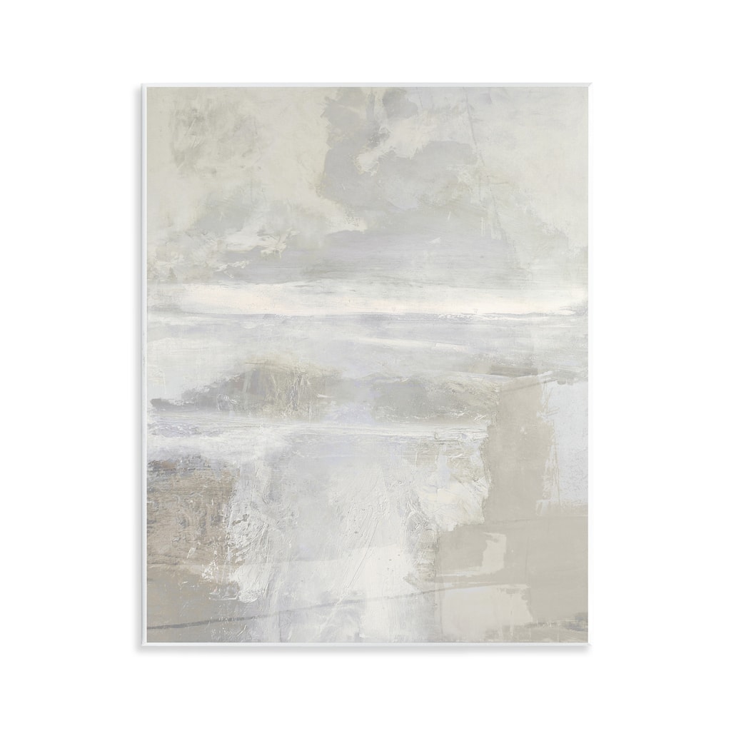 Stupell Muted Beige & Grey Wall Plaque Art Design By Rachel Springer