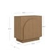 preview thumbnail 6 of 84, Iris Wooden Accent Cabinet, Sideboard Credenza or TV Stand with Arched Cabinet Doors and Adjustable Shelves