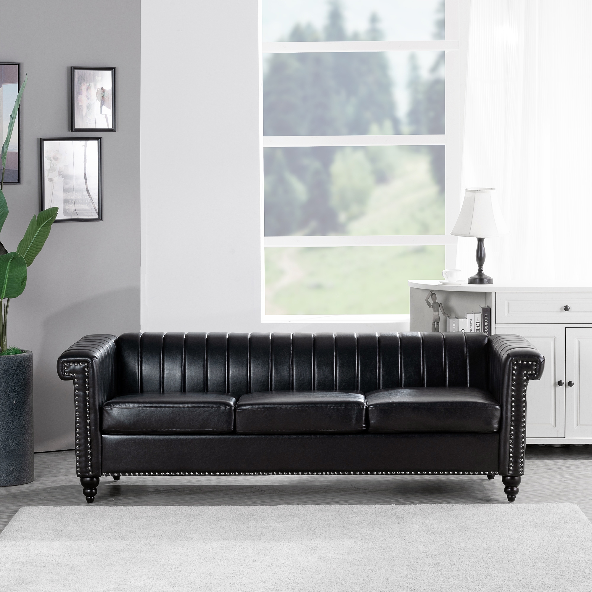 Wood frame couch clearance with removable cushions