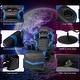 preview thumbnail 2 of 3, Massage Gaming Recliner Adjustable Racing Swivel Chair Blue/Black/Red