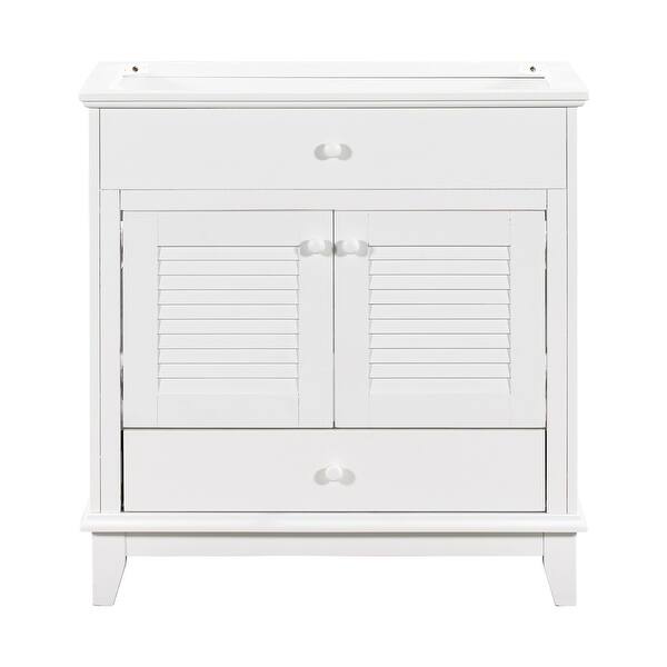 Modern Bathroom Vanity Base without Sink with Two Doors and One Drawer