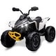 preview thumbnail 11 of 33, 12V Kids Ride on ATV, ElectriaSpeedy Ride on Car Toys Licensed by Bombardier White