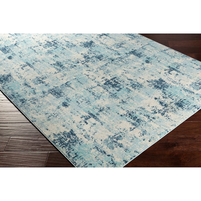 Livabliss Jamil Indoor / Outdoor Abstract Color Block Area Rug