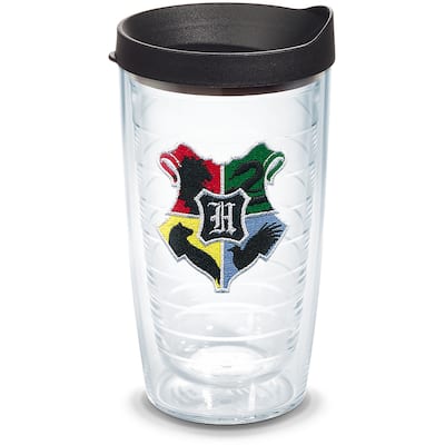 Tervis Harry Potter - Hogwarts House Crests Made in USA Double Walled Insulated Travel Tumbler, Classic