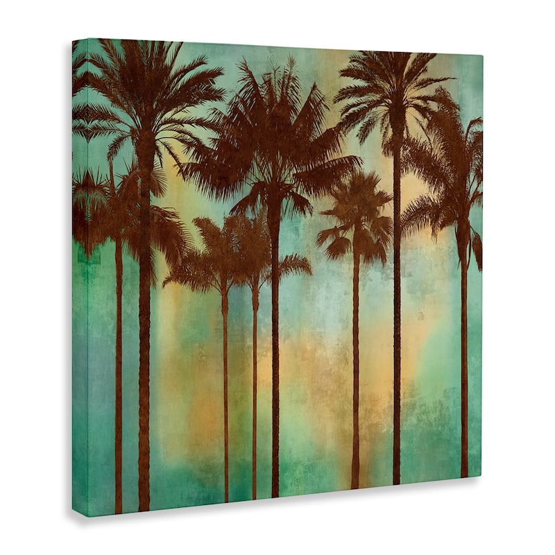 Stupell Palm Trees over Gradient Canvas Wall Art Design By John Seba