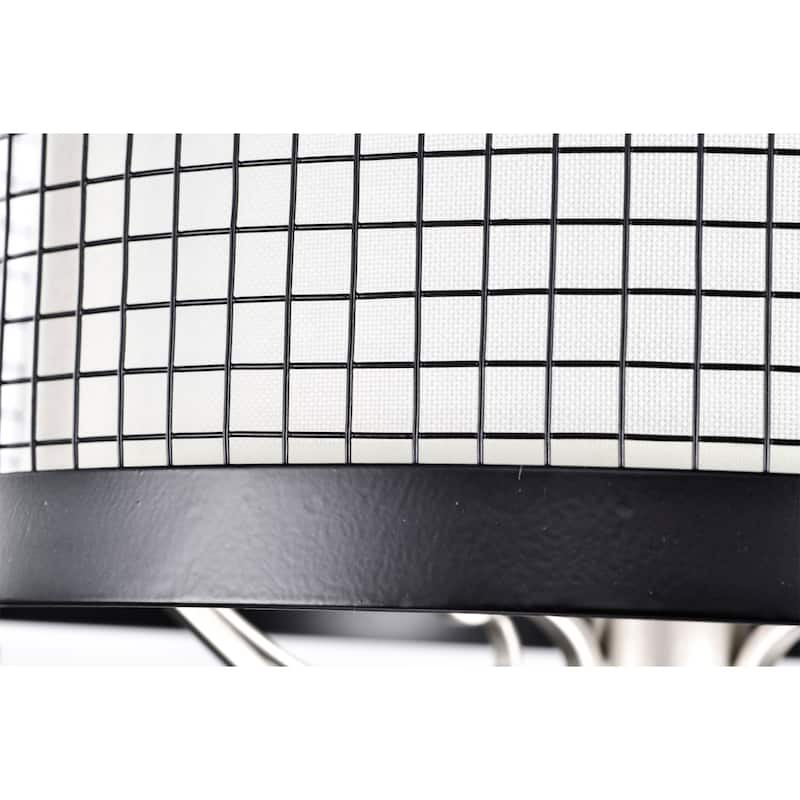 Kantaa 52 Inch Matte Black Industrial Ceiling Fan with Remote - N/A