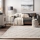preview thumbnail 7 of 9, Nuloom Laura Bohemian Trellis Wool and Jute Area Rug