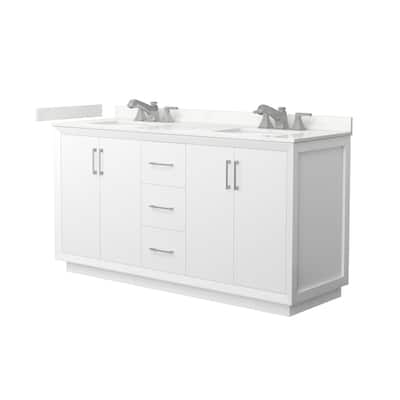 Wyndham Collection WCF414166D-QTZ-US3MXX Strada 66" Free Standing