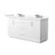 Option White / Giotto Quartz Top / Brushed Nickel