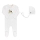 preview thumbnail 2 of 2, Ely's & Co. Watercolor Cradle Collection - Footie + Bonnet Ivory Boy - 1 Month