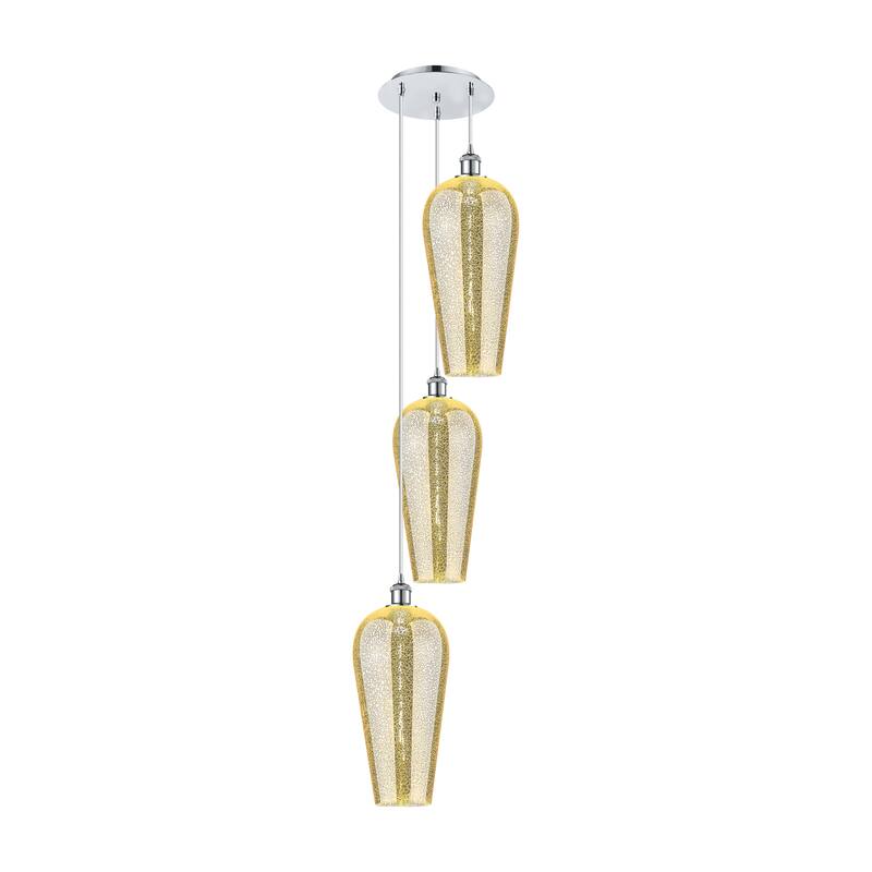 Innovations Lighting Endless Possibilities Ballston - Chelsea - 3 Light 15" Cord Hung Multi Pendant - Mercury/Polished Chrome