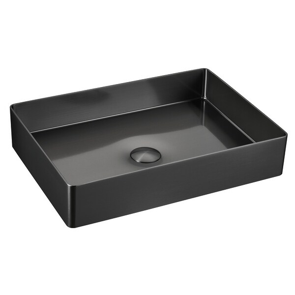 その他サービス | 福利厚生 Rectangular Steel Stainless Cinox Karran Vessel Bed - Sink その他