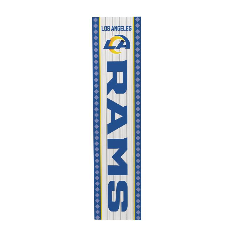 47" Double Sided Seasonal Porch Leaner, Los Angeles Rams - 47" x 11.25"