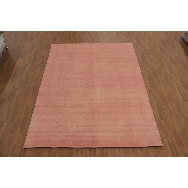 Vegetable Dye Modern Gabbeh Turkish Area Rug 9x12 - 12' 2'' X 9' 0''
