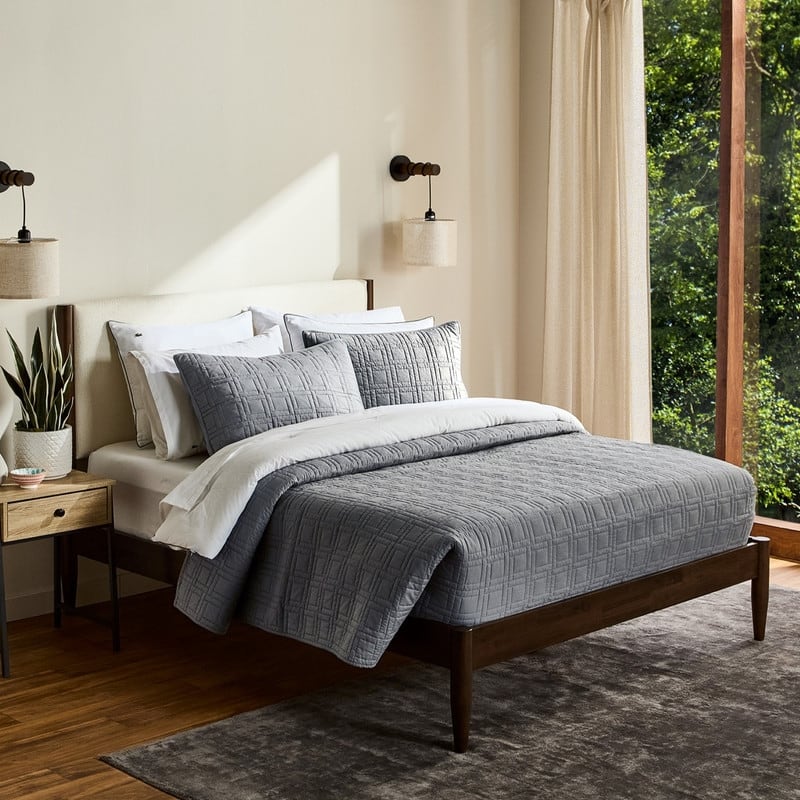 Lacoste Cotton Logo 3-Piece Quilt Set