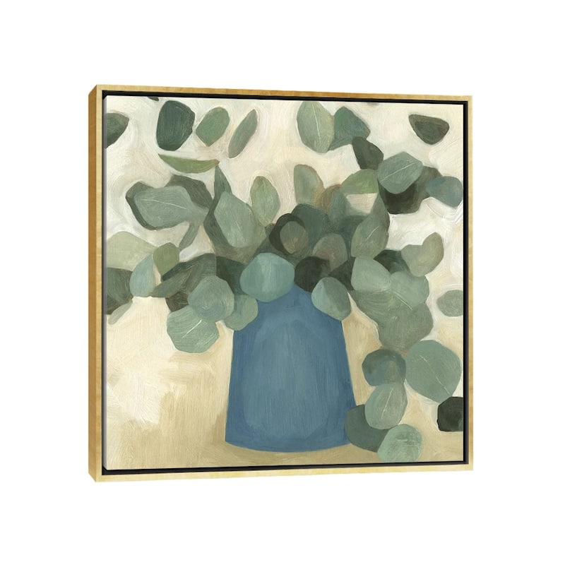 iCanvas "Greenery Still Life VI" by Emma Scarvey Framed Canvas Print - Gold - 26x26