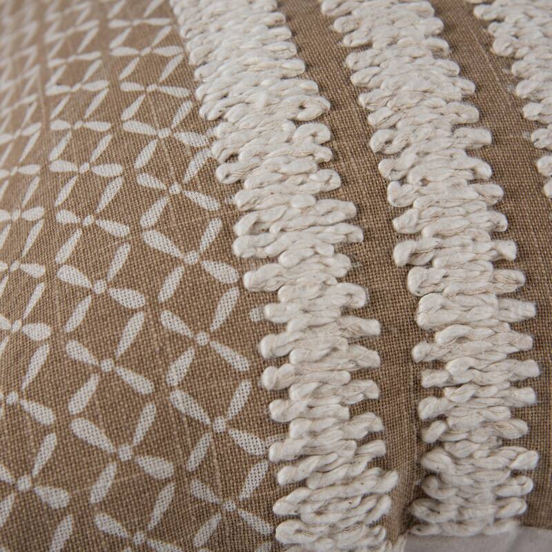 Rizzy Home Textured Stripe Throw Pillow, 20x20