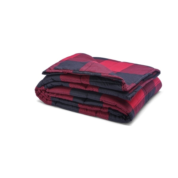 Weighted Blanket Red Buffalo Plaid On Sale Bed Bath Beyond