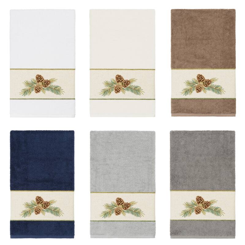 Authentic Hotel and Spa 100% Turkish Cotton Pierre Embellished Bath Towel