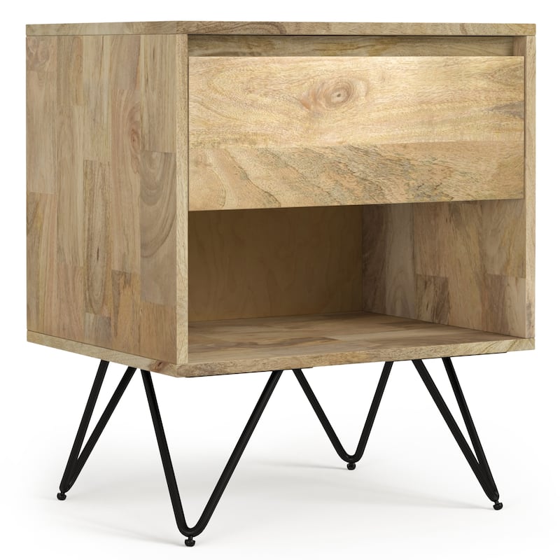 WYNDENHALL Moreno SOLID WOOD 20 inch Wide Modern Nightstand