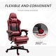 preview thumbnail 24 of 25, Vinsetto Gaming Chair Racing Style Office Ergonomic Chair Adjustable Height Swivel Recliner High Back PC Computer Desk Chair