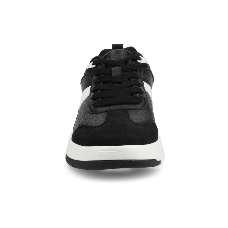 Vance Mens Raiden T-Toe Low Top Sneaker - Black - 12