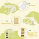 preview thumbnail 7 of 18, Costway Twin Over Twin Bunk Bed with Slide & Staircase with Storage