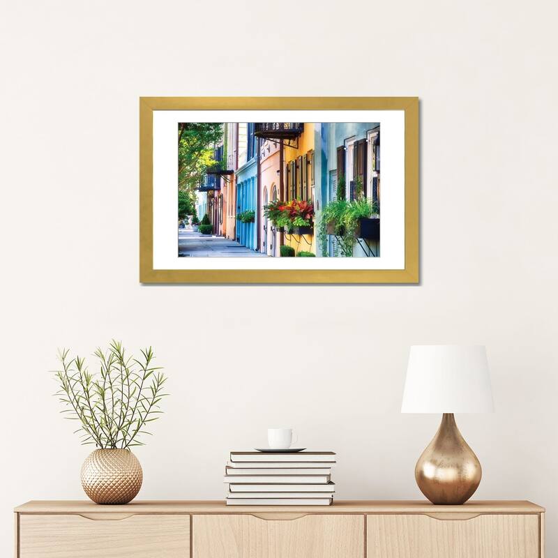 iCanvas "Rainbow Row I" by George Oze PFA