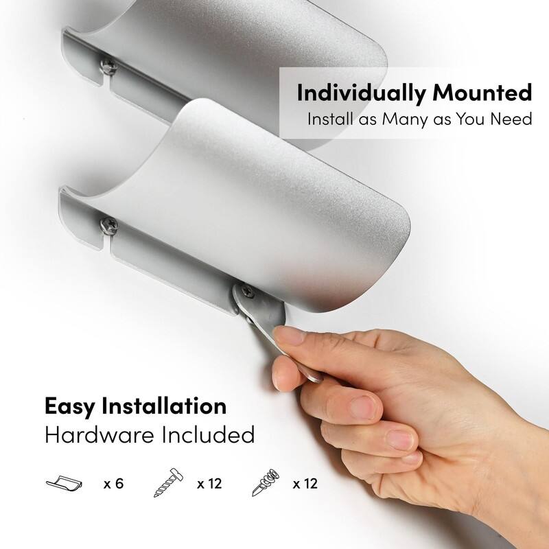 Wall Mounted Wine Rack - 5"D x3.6"W x 1.1"H