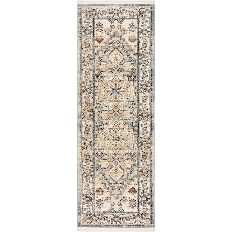 Nourison Pardis Indoor only Blue Persian Area Rug