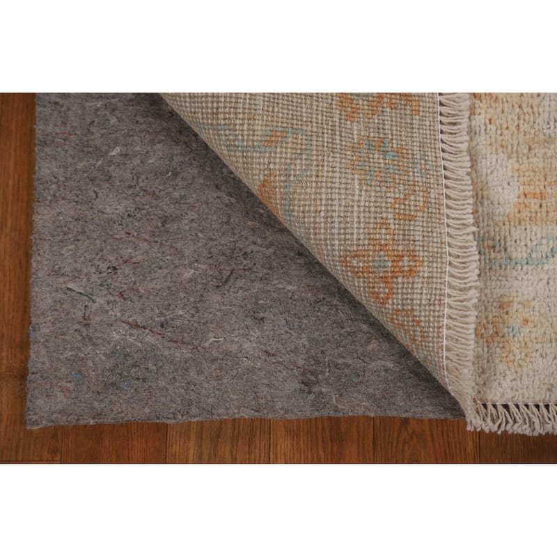 Muted Traditional Oushak Turkish Oriental Rug Hand-knotted Wool Carpet - 2'0" x 3'11"