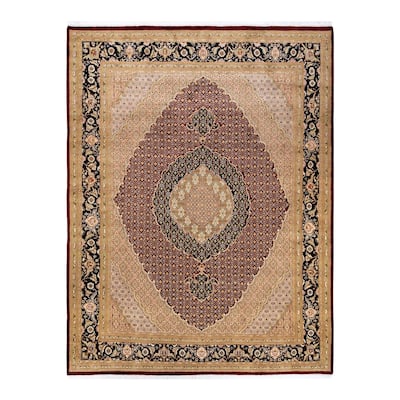 Overton Hand Knotted Wool Vintage Inspired Traditional Mogul Red Area Rug - 8 x 10